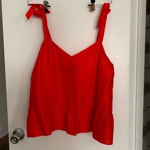 J. Crew Satin Tank